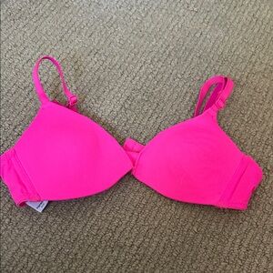Hanes Hot Pink Bikini Top